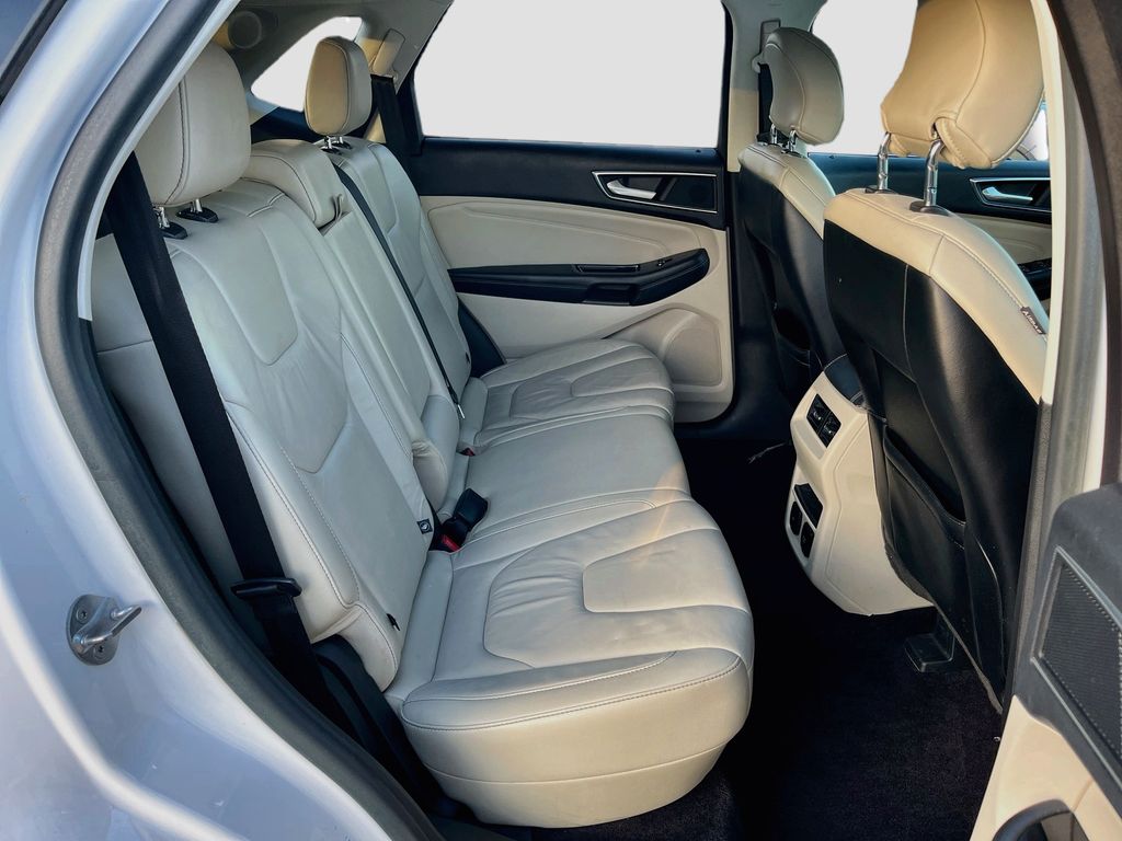 2015 Ford Edge Titanium White at North Houston Mitsubishi