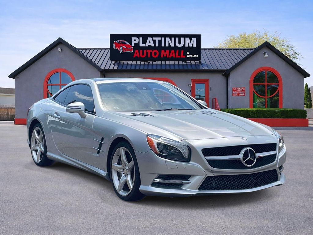 Gray 2013 Mercedes-Benz SL-Class Convertible Rear-Wheel Drive 7-Speed Automatic