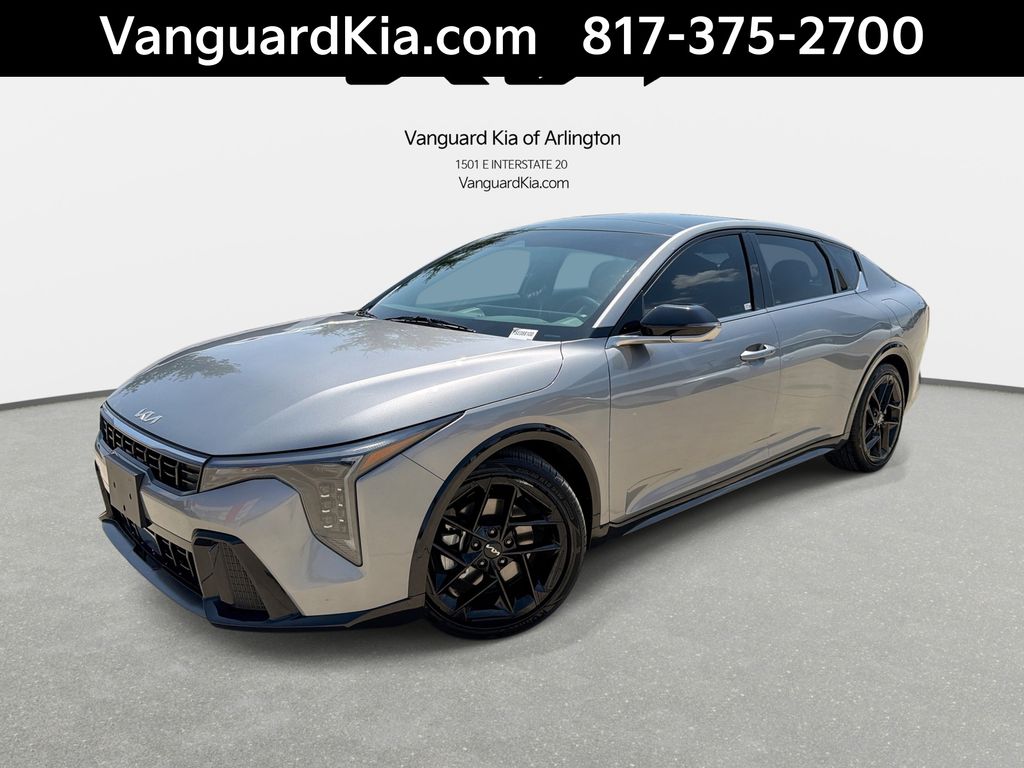 Steel Gray 2025 Kia K4 Sedan Front-Wheel Drive 8-Speed Automatic