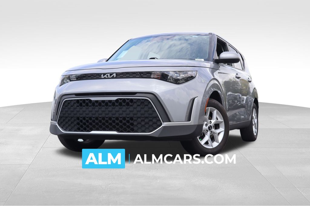 Steel Gray 2025 Kia Soul LX FWD SUV / Crossover Front-Wheel Drive Continuously Variable Transmission