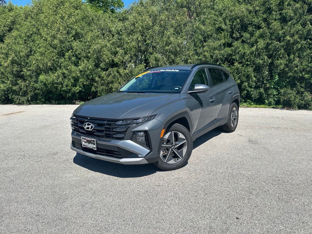Ecotronic Gray 2025 Hyundai Tucson SUV / Crossover All-Wheel Drive 8-Speed Automatic