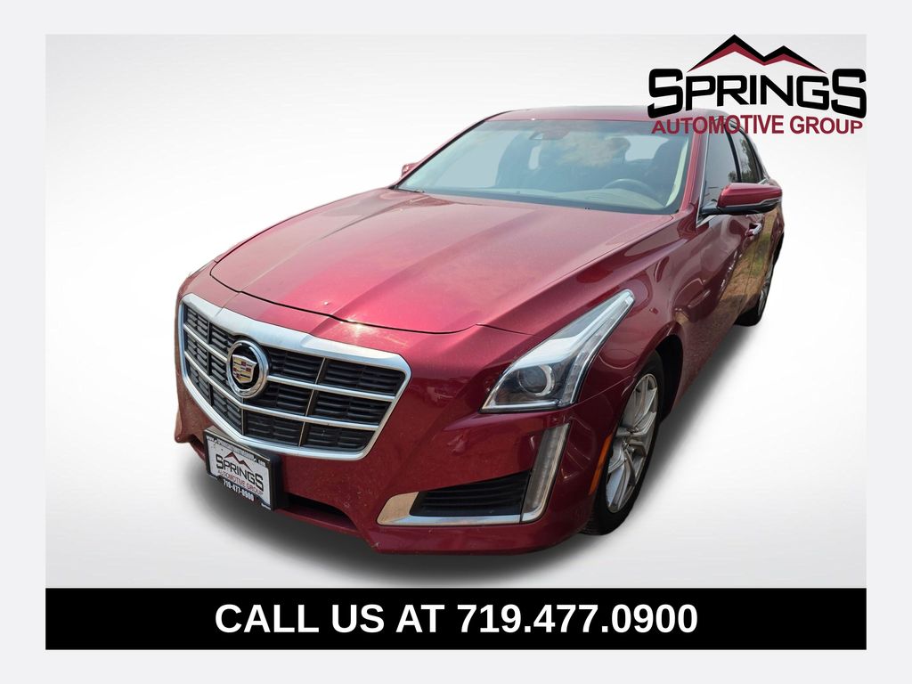 Red Obsession Tintcoat 2014 Cadillac CTS Sedan All-Wheel Drive 6-Speed Automatic