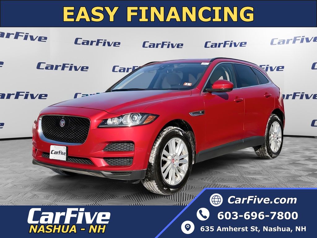 Red 2020 Jaguar F-PACE 25t Prestige AWD SUV / Crossover All-Wheel Drive 8-Speed Automatic