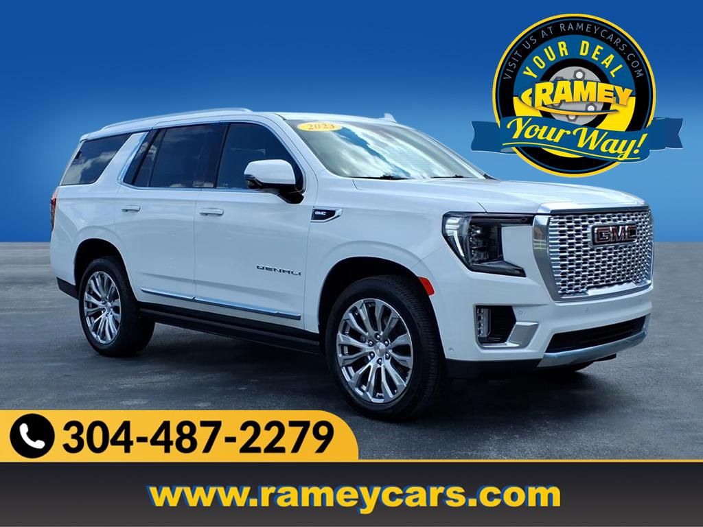 Summit White 2023 GMC Yukon SUV / Crossover Four-Wheel Drive