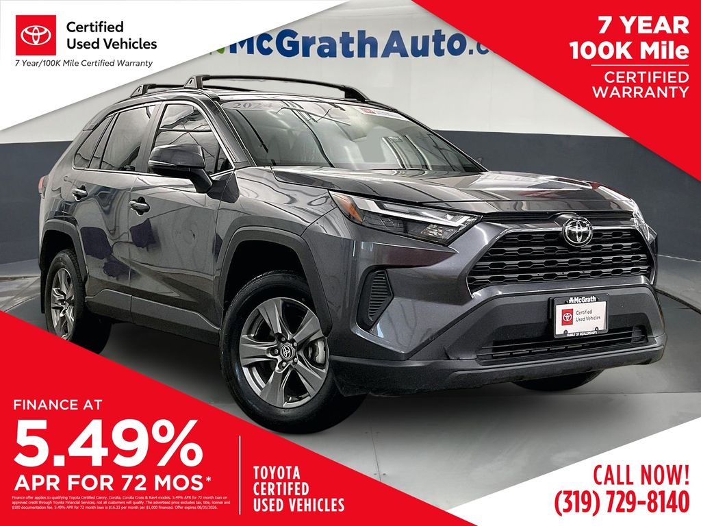 Magnetic Gray Metallic 2024 Toyota RAV4 SUV / Crossover All-Wheel Drive 8-Speed Automatic