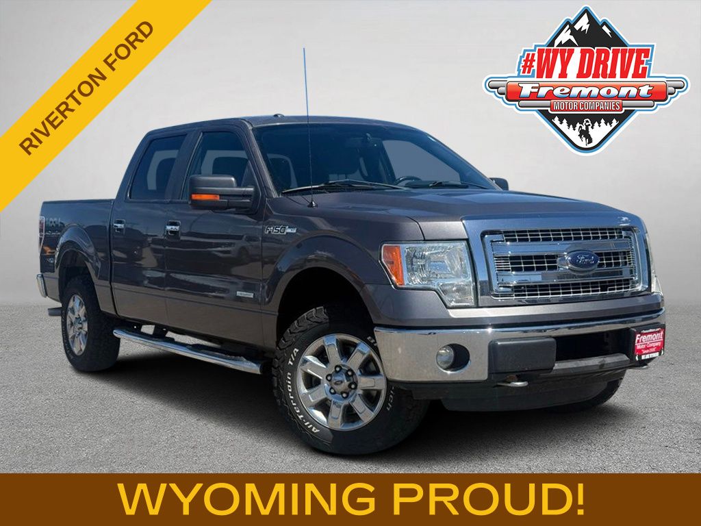 Sterling Gray Metallic 2013 Ford F-150 XLT SuperCrew 4WD Pickup Truck Four-Wheel Drive 6-Speed Automatic