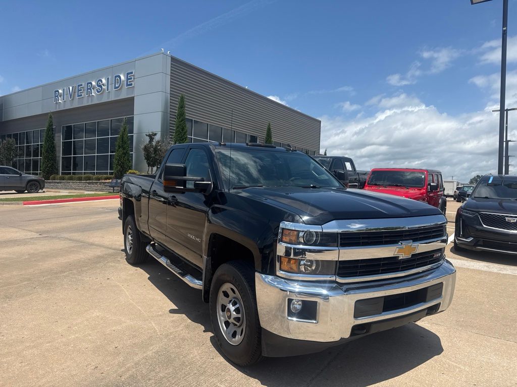 Black 2016 Chevrolet Silverado 2500HD LT Double Cab 4WD Pickup Truck Four-Wheel Drive 6-Speed Automatic Overdrive