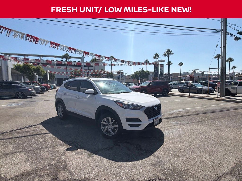 Winter White 2020 Hyundai Tucson SUV / Crossover Front-Wheel Drive 6-Speed Automatic