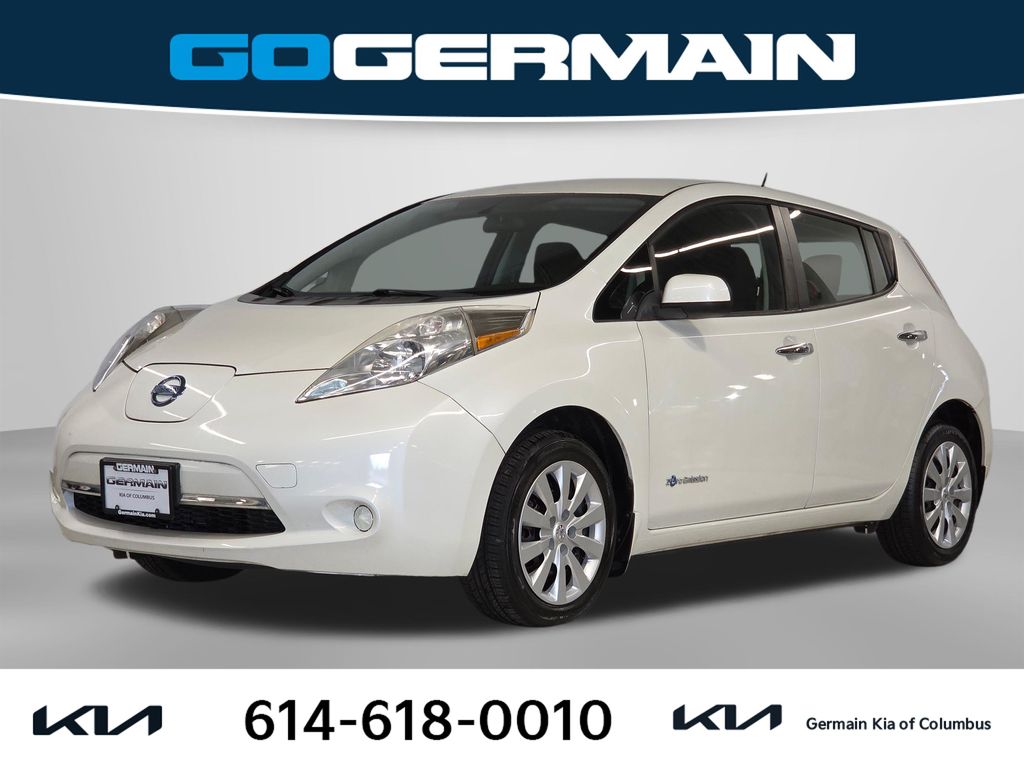Pearl White 2016 Nissan LEAF Hatchback Front-Wheel Drive Automatic