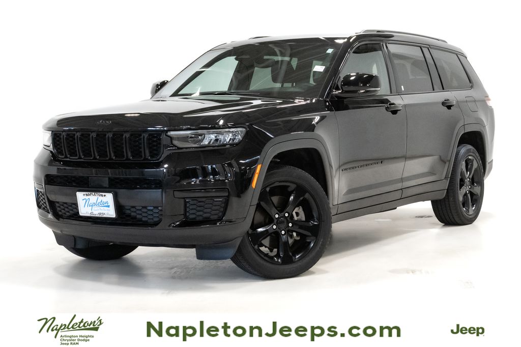 Diamond Black Crystal Pearlcoat 2023 Jeep Grand Cherokee L Altitude X 4WD SUV / Crossover Four-Wheel Drive 8-Speed Automatic