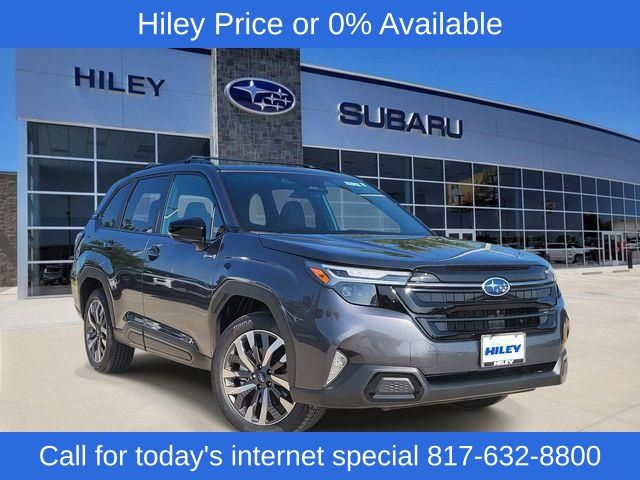 Gray Metallic 2026 Subaru Forester Hybrid SUV / Crossover All-Wheel Drive Continuously Variable Transmission