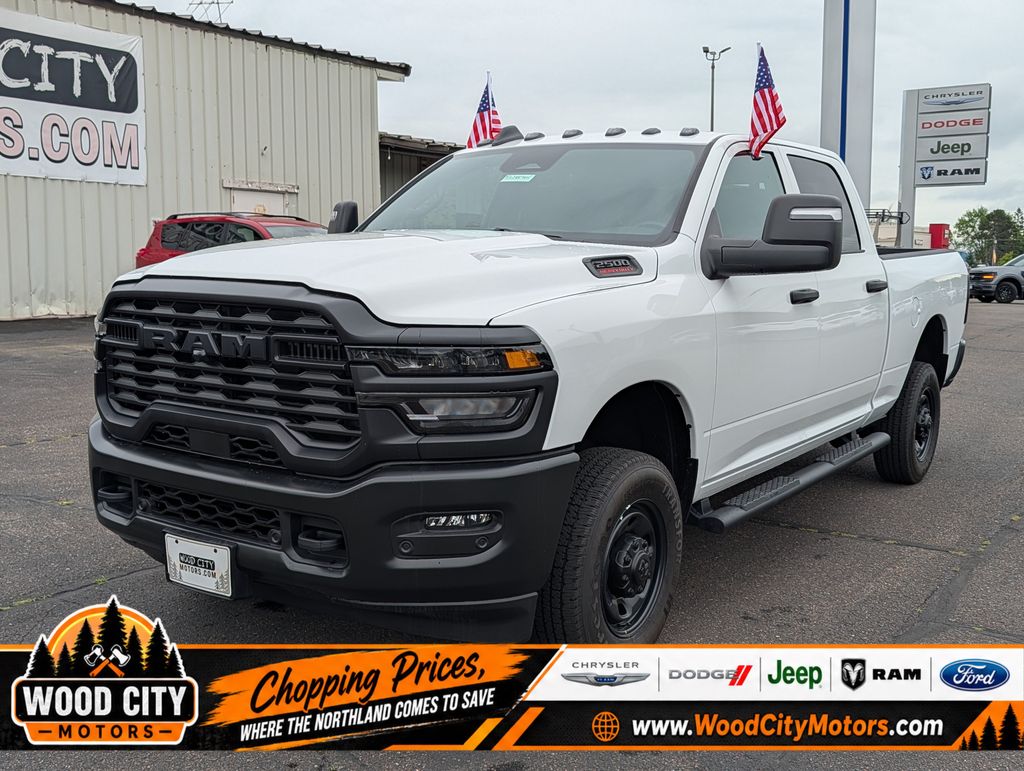 Bright White Clearcoat 2026 RAM 2500 Pickup Truck Four-Wheel Drive 8-Speed Automatic