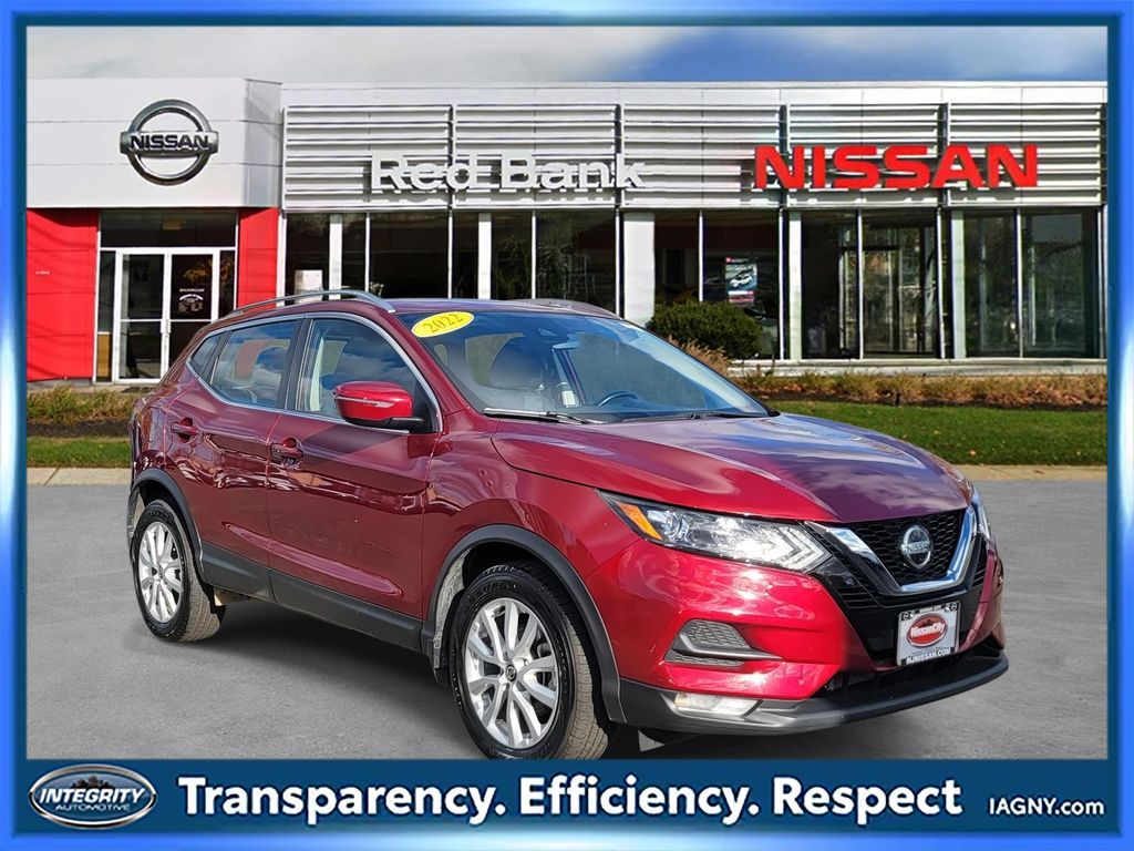Red (Scarlet Ember Pearl Metallic) 2022 Nissan Rogue Sport SV AWD SUV / Crossover All-Wheel Drive Continuously Variable Transmission
