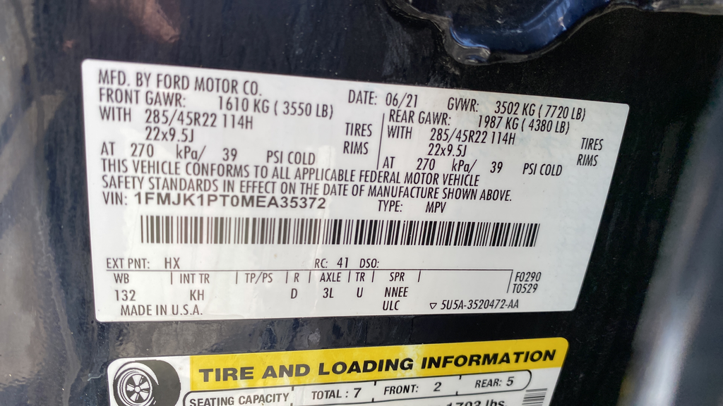 Certified Used 2021 Antimatter Blue Metallic Ford King Ranch image 28