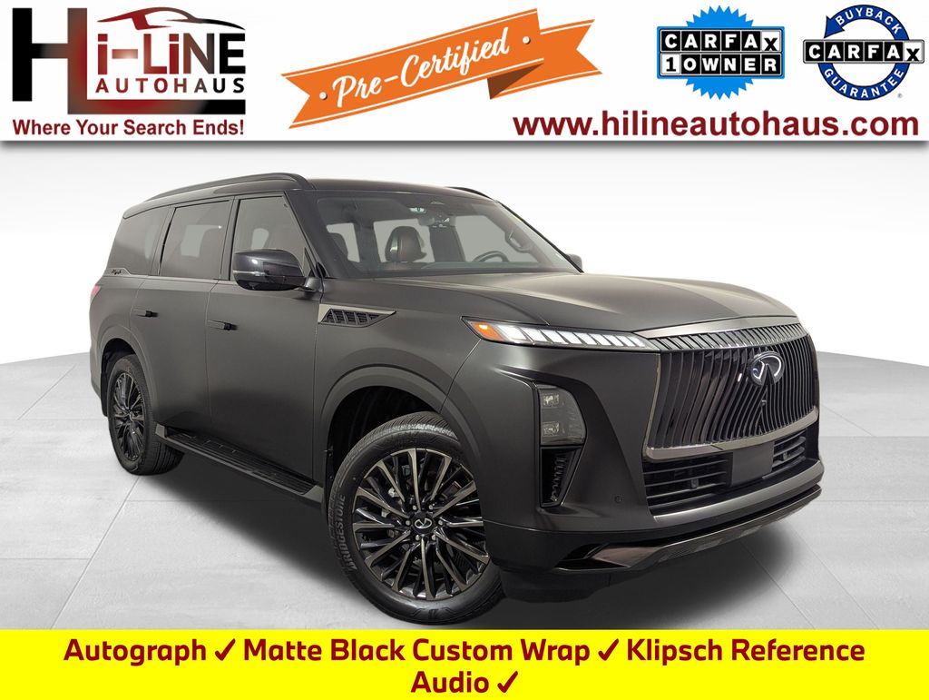 Mineral Black 2025 INFINITI QX80 Autograph 4WD SUV / Crossover All-Wheel Drive 9-Speed Automatic