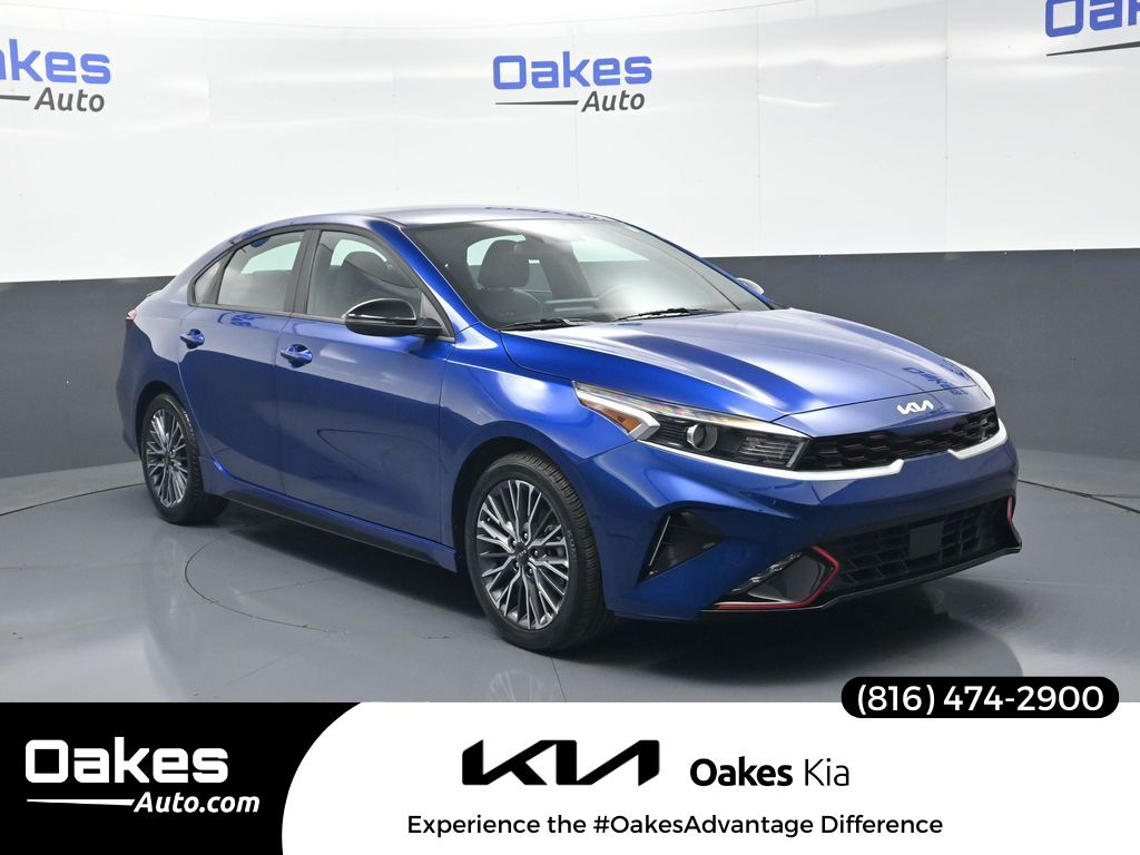 Deep Sea Blue 2024 Kia Forte GT-Line FWD Sedan Front-Wheel Drive Continuously Variable Transmission