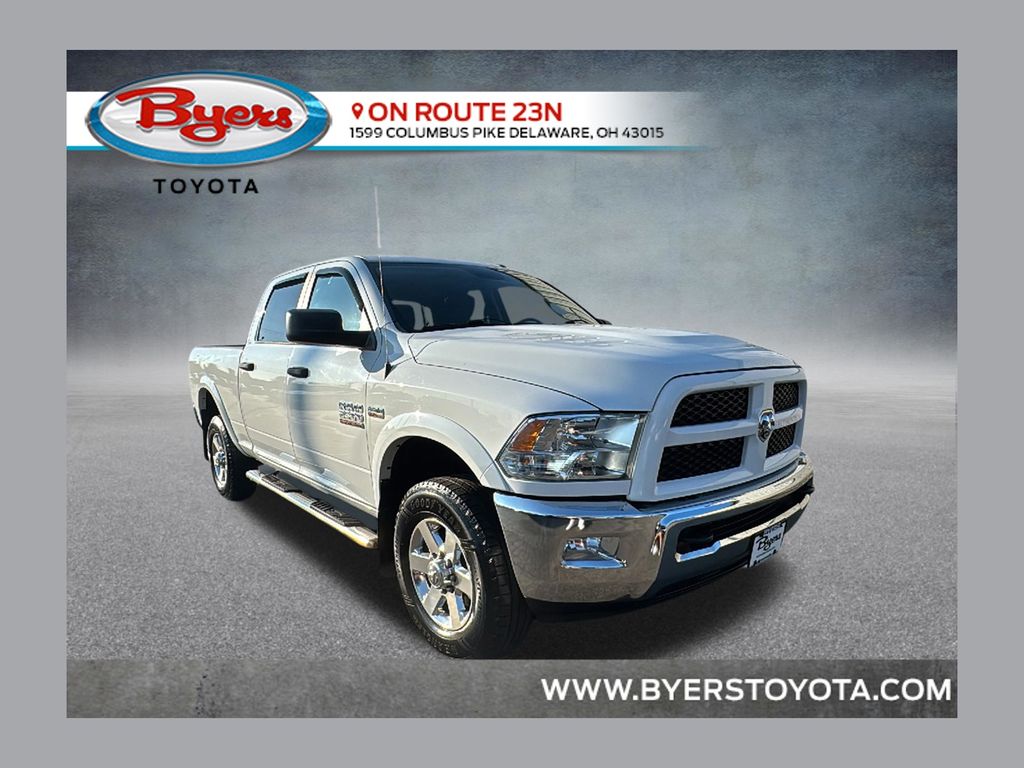 Bright White Clearcoat 2015 RAM 2500 Pickup Truck Four-Wheel Drive 6-Speed Automatic