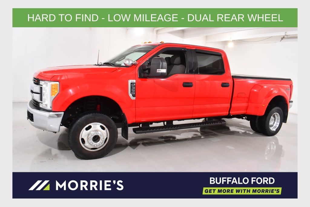 Race Red 2017 Ford F-350 Super Duty Pickup Truck Four-Wheel Drive 6-Speed Automatic