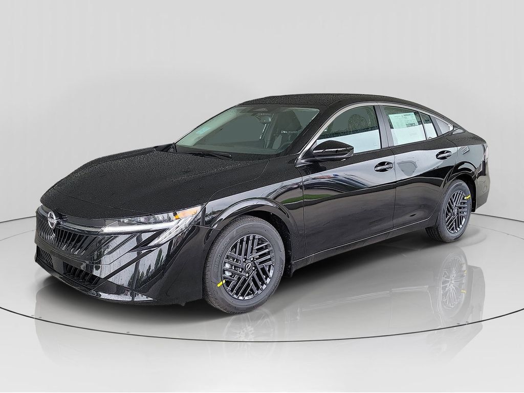 Super Black 2026 Nissan Sentra Sedan Front-Wheel Drive Continuously Variable Transmission