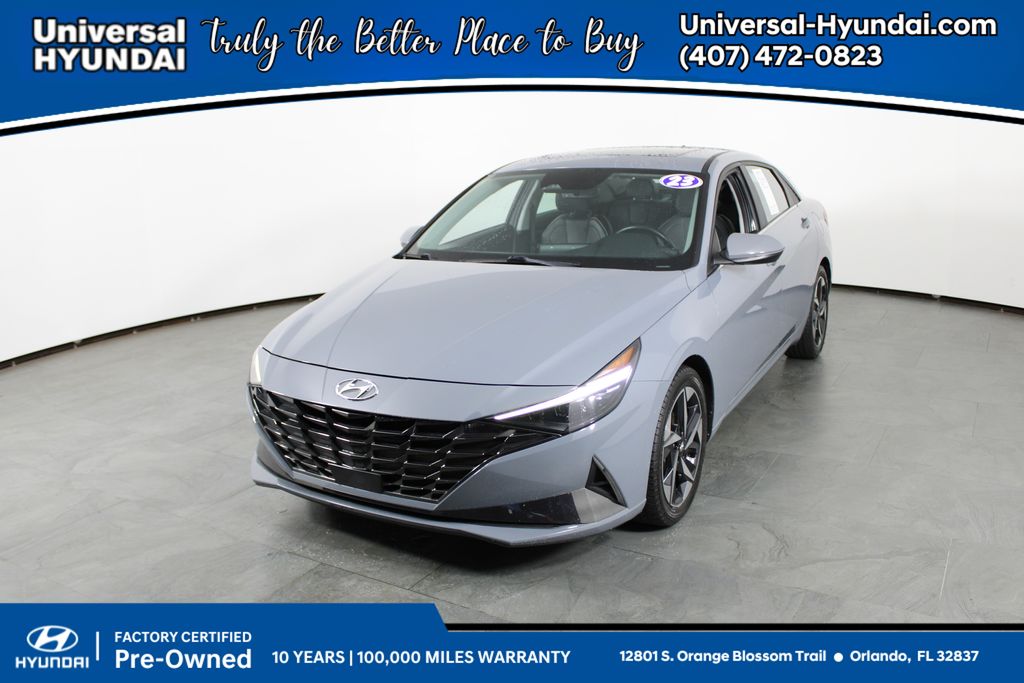 Electric Shadow 2023 Hyundai Elantra Sedan Front-Wheel Drive Continuously Variable Transmission