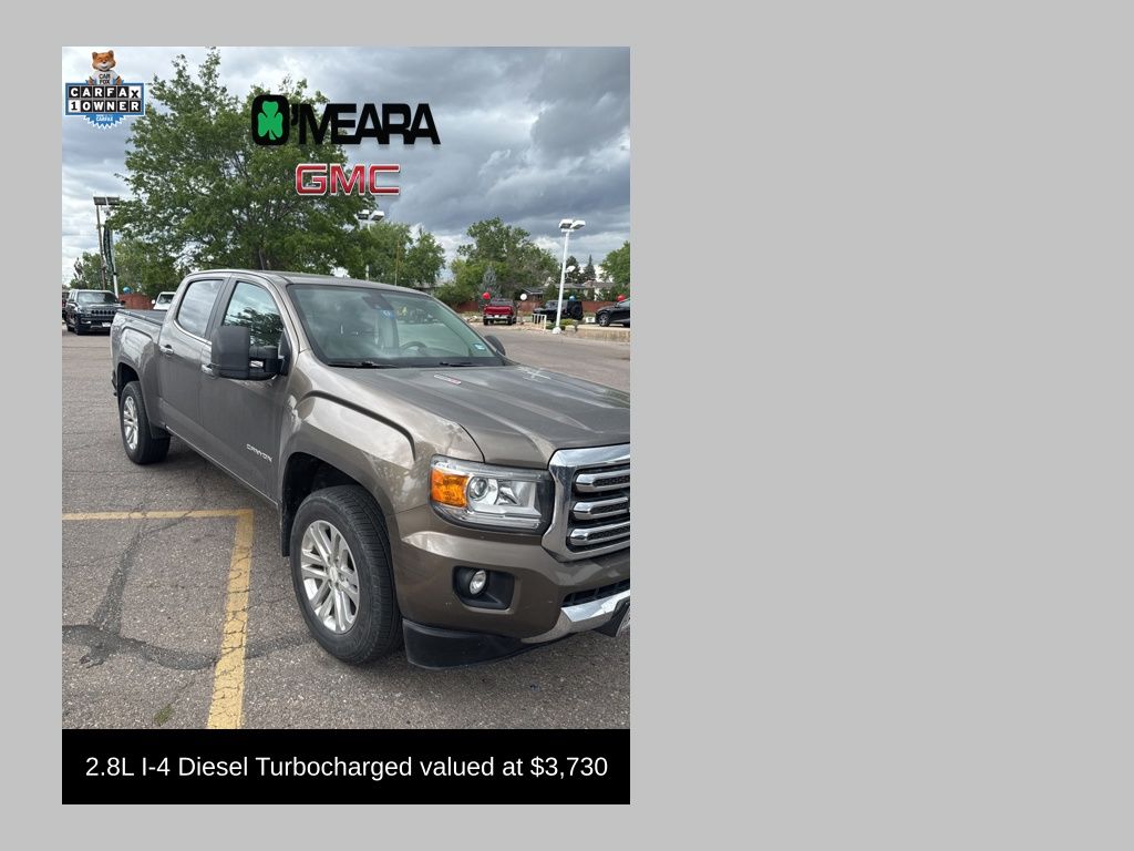 Bronze Alloy Metallic 2016 GMC Canyon SLT Crew Cab 4WD Pickup Truck Four-Wheel Drive 6-Speed Automatic