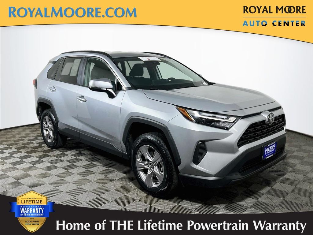 Silver Sky Metallic 2025 Toyota RAV4 SUV / Crossover Front-Wheel Drive 8-Speed Automatic