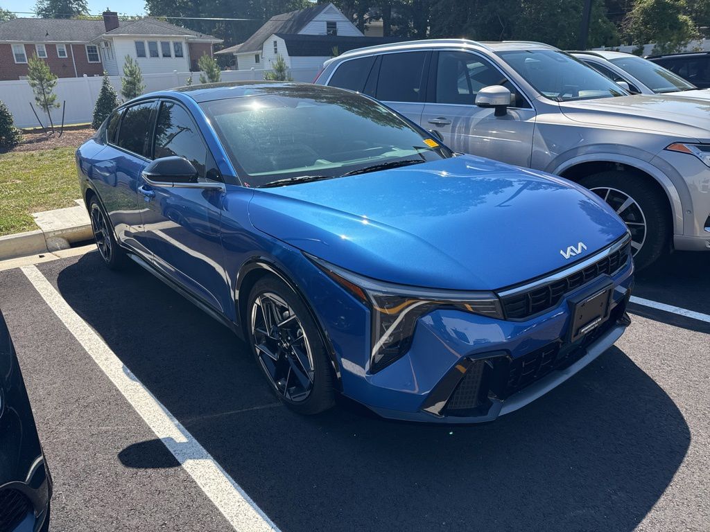 Wave Blue 2026 Kia K4 GT-Line FWD Sedan Front-Wheel Drive Continuously Variable Transmission