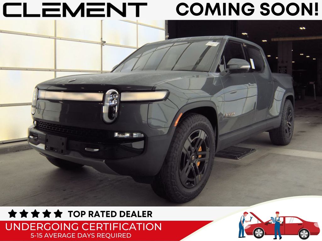 El Cap Granite 2023 Rivian R1T Adventure Quad Motor Crew Cab AWD Pickup Truck All-Wheel Drive 1-Speed Automatic