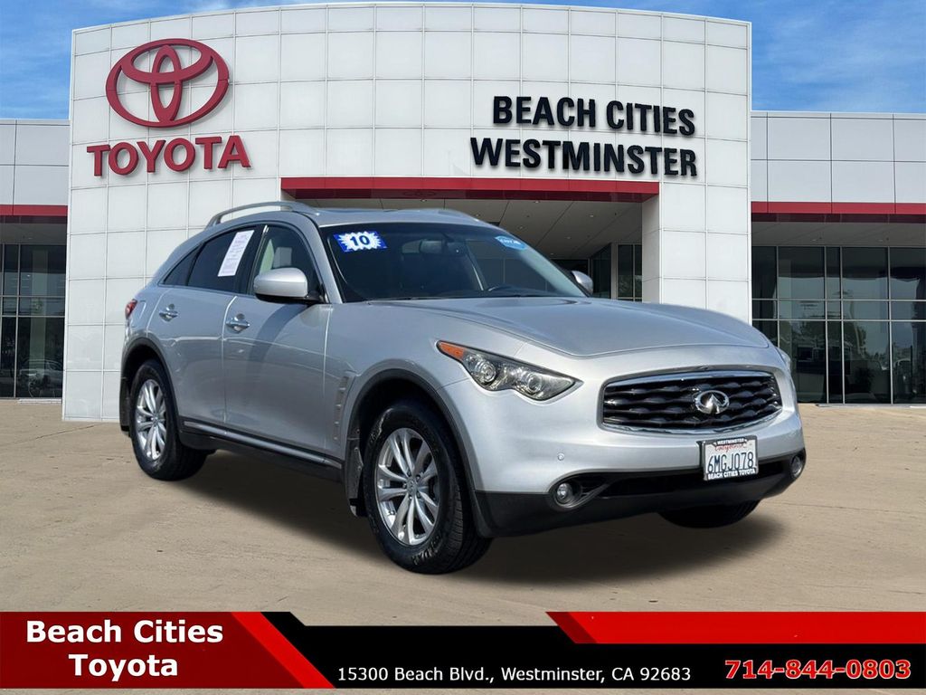 Gray (Liquid Platinum) 2010 INFINITI FX35 RWD SUV / Crossover Rear-Wheel Drive 7-Speed Automatic
