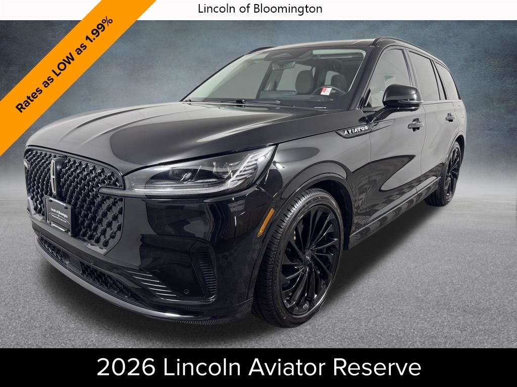 Black 2026 Lincoln Aviator SUV / Crossover All-Wheel Drive Automatic