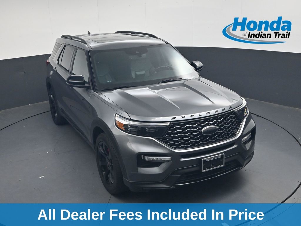 Carbonized Gray Metallic 2021 Ford Explorer SUV / Crossover All-Wheel Drive Automatic