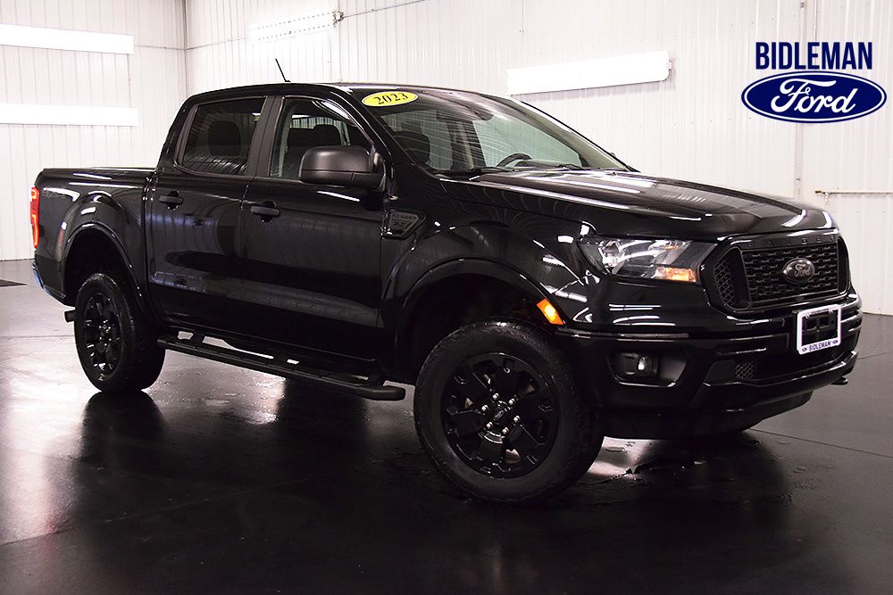 Shadow Black 2023 Ford Ranger Pickup Truck Four-Wheel Drive Automatic