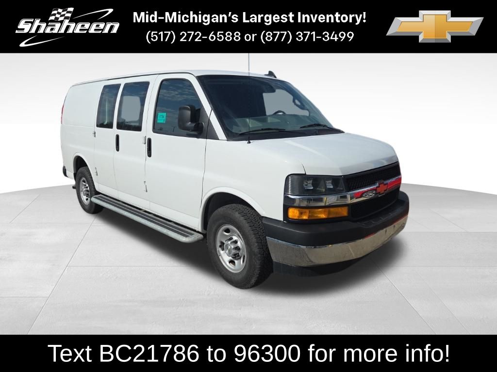 Summit White 2024 Chevrolet Express Cargo 2500 RWD Van Rear-Wheel Drive 8-Speed Automatic Overdrive