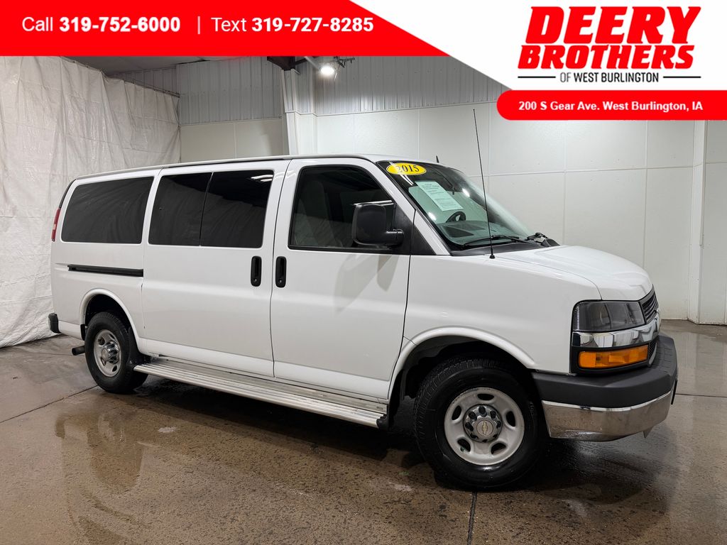Summit White 2015 Chevrolet Express 3500 1LT RWD Van Rear-Wheel Drive 6-Speed Automatic Overdrive