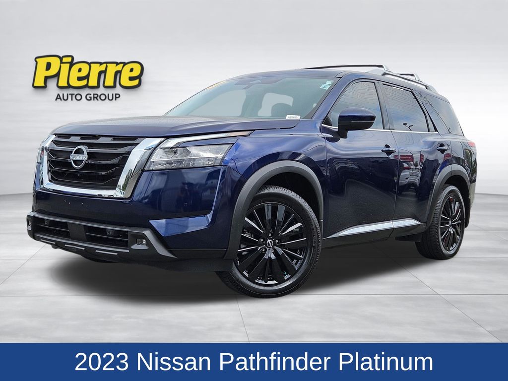 Deep Ocean Blue 2023 Nissan Pathfinder SUV / Crossover All-Wheel Drive 9-Speed Automatic