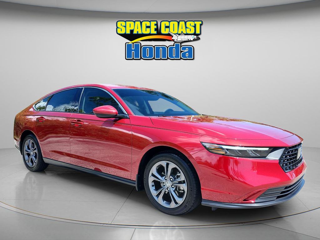Radiant Red Metallic 2023 Honda Accord Sedan Front-Wheel Drive Continuously Variable Transmission
