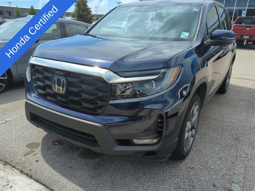 Black (Obsidian Blue Pearl) 2023 Honda Passport SUV / Crossover All-Wheel Drive 9-Speed Automatic