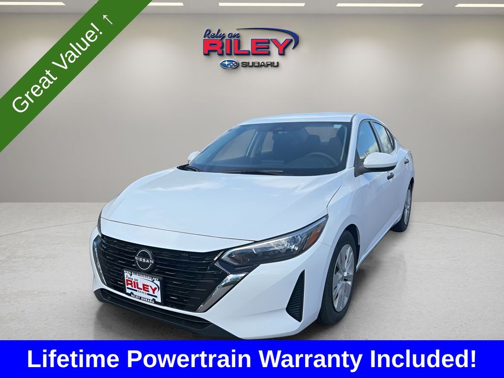 White (Fresh Powder) 2024 Nissan Sentra Sedan Front-Wheel Drive Continuously Variable Transmission