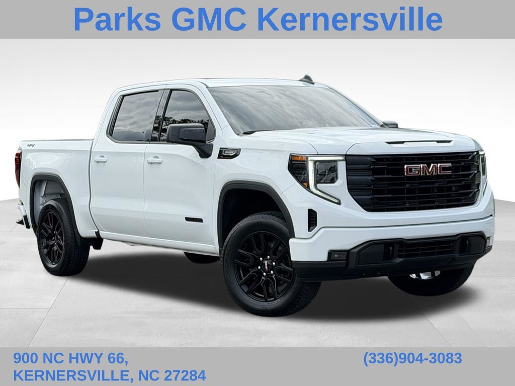 Summit White 2025 GMC Sierra 1500 Pickup Truck Four-Wheel Drive 8-Speed Automatic