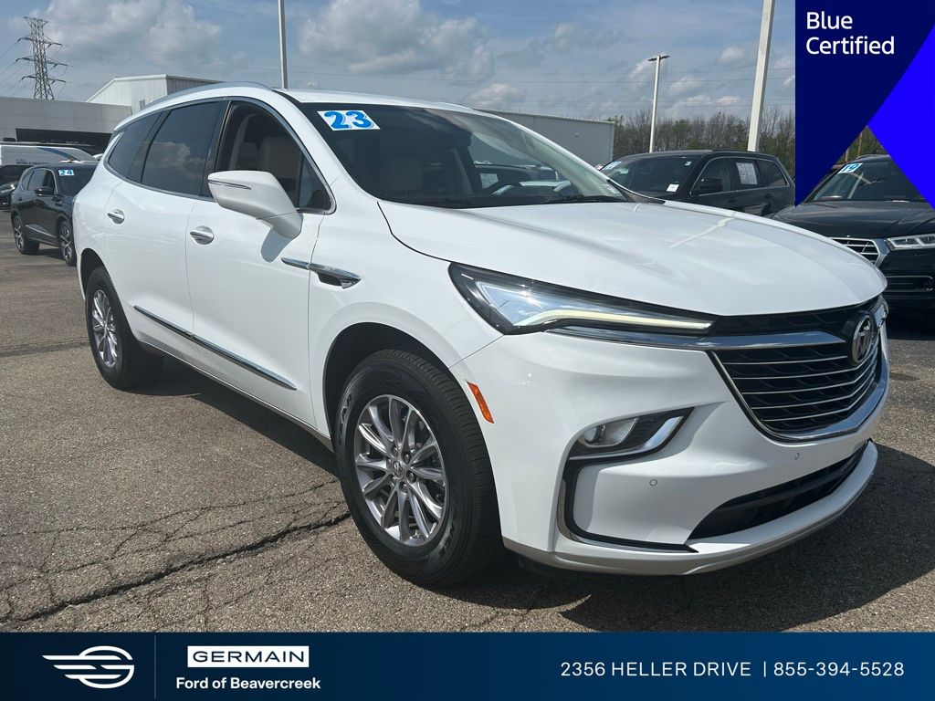 Summit White 2023 Buick Enclave Essence FWD SUV / Crossover Front-Wheel Drive 9-Speed Automatic
