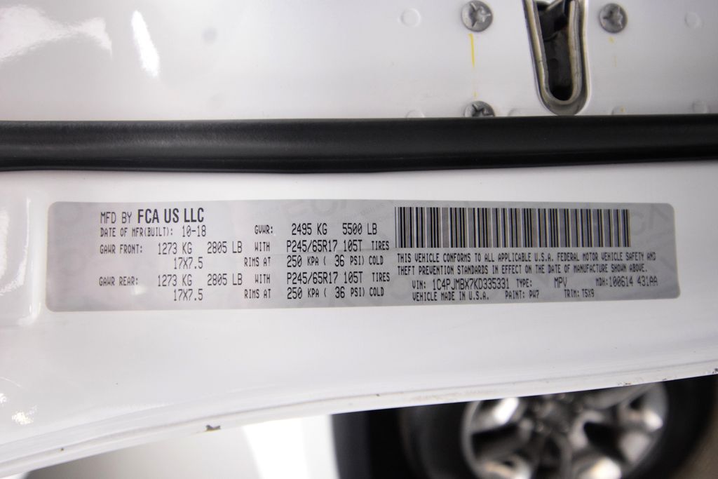 used 2019 Jeep Cherokee car, priced at $14,000