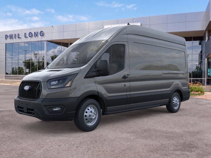 Carbonized Gray Metallic 2026 Ford Transit Cargo Van All-Wheel Drive 