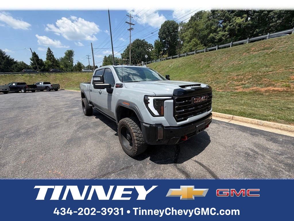 Thunderstorm Gray 2024 GMC Sierra 2500HD Pickup Truck Four-Wheel Drive Automatic