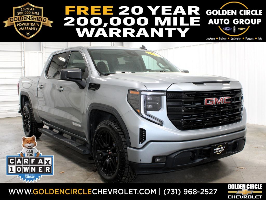 Sterling Metallic 2023 GMC Sierra 1500 Elevation Standard Crew Cab 4WD Pickup Truck Four-Wheel Drive 8-Speed Automatic