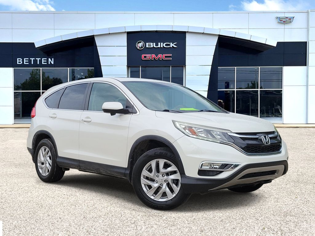 White 2015 Honda CR-V SUV / Crossover All-Wheel Drive Continuously Variable Transmission