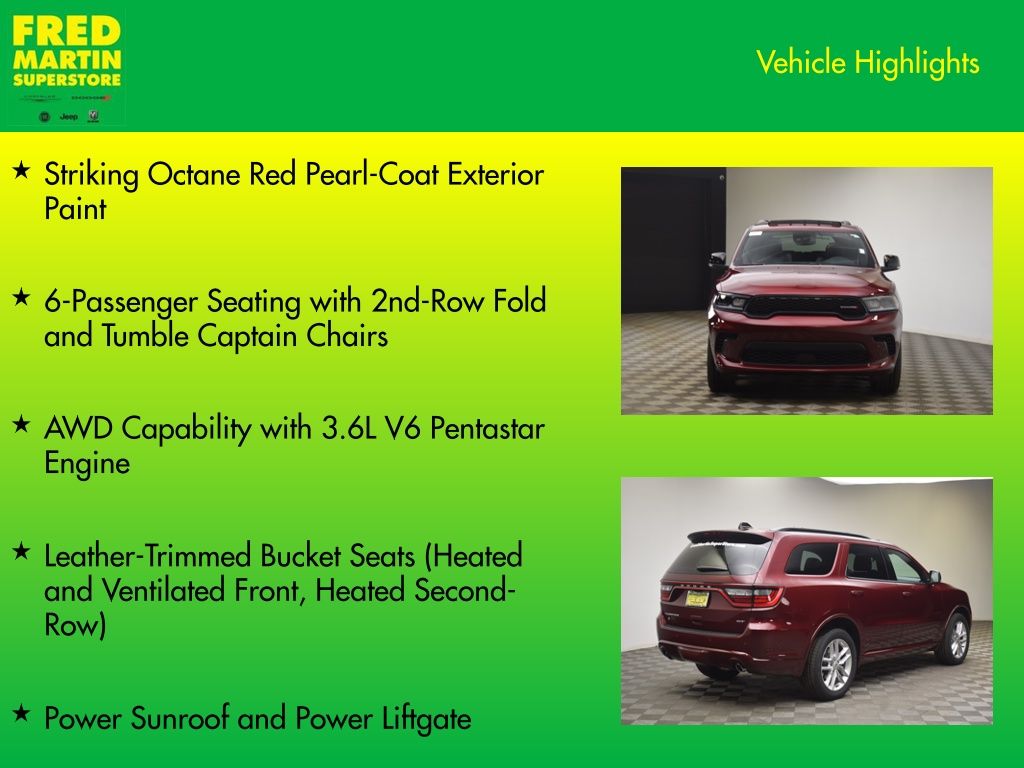 new 2026 Dodge Durango car, priced at $39,744