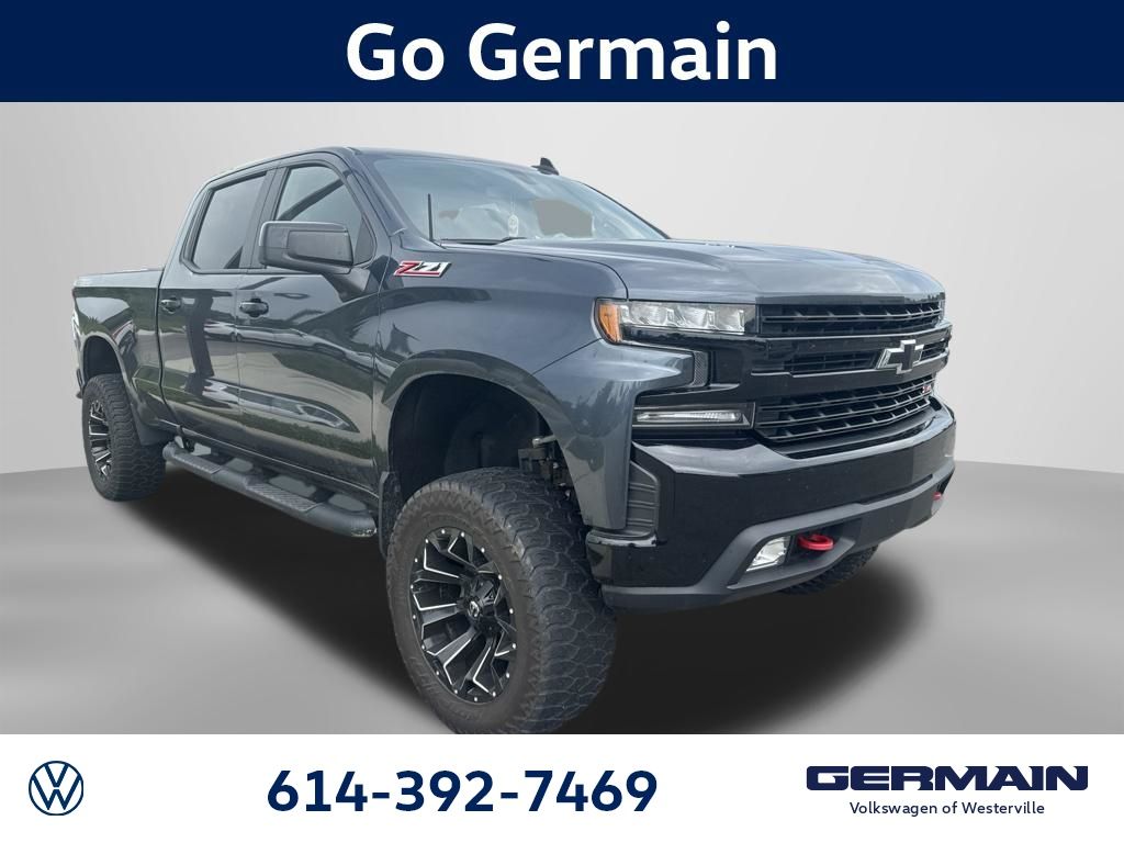 Shadow Gray Metallic 2021 Chevrolet Silverado 1500 Pickup Truck Four-Wheel Drive Automatic