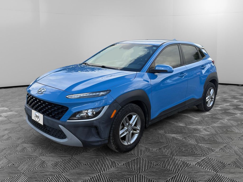 Blue Wave 2022 Hyundai Kona SUV / Crossover Front-Wheel Drive Continuously Variable Transmission