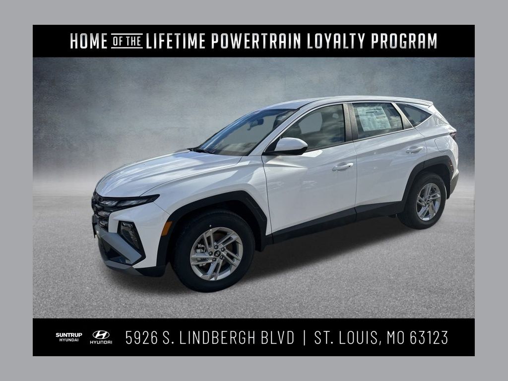 White Pearl 2026 Hyundai Tucson SUV / Crossover All-Wheel Drive 8-Speed Automatic