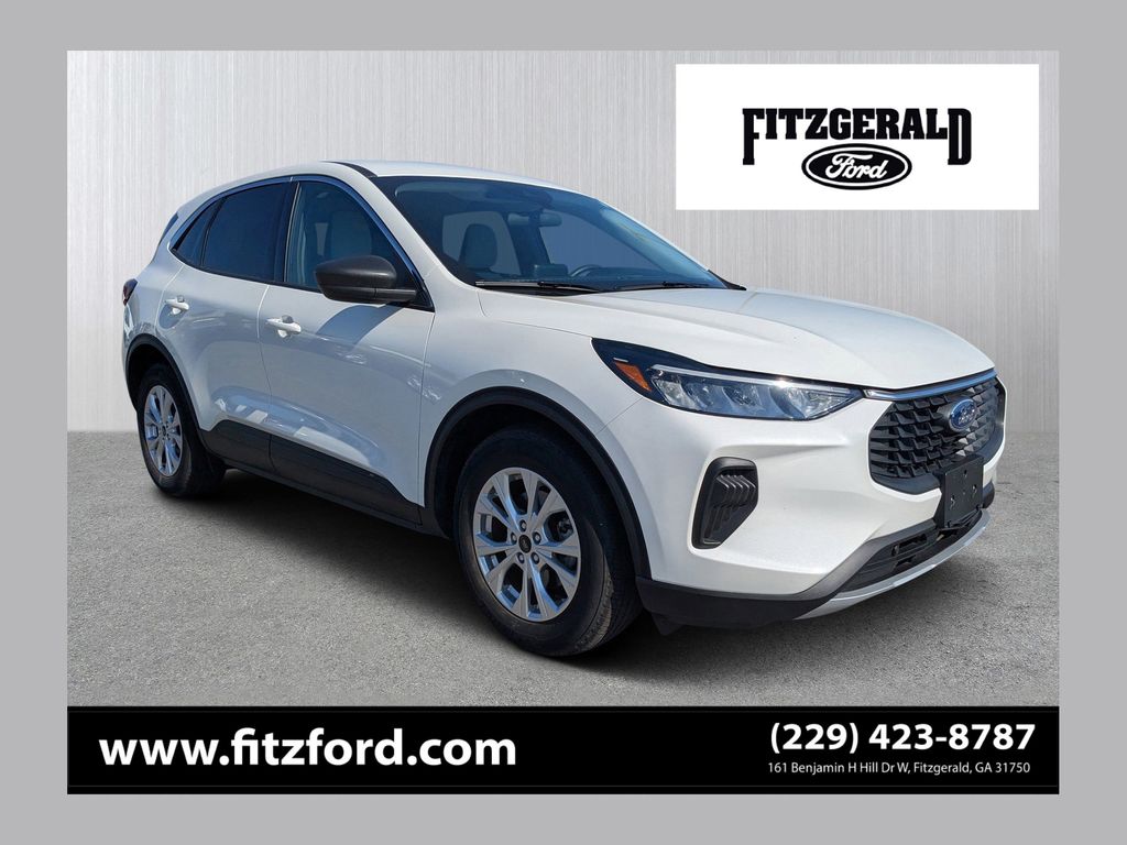 Star White Metallic Tri-Coat 2023 Ford Escape SUV / Crossover Front-Wheel Drive 8-Speed Automatic